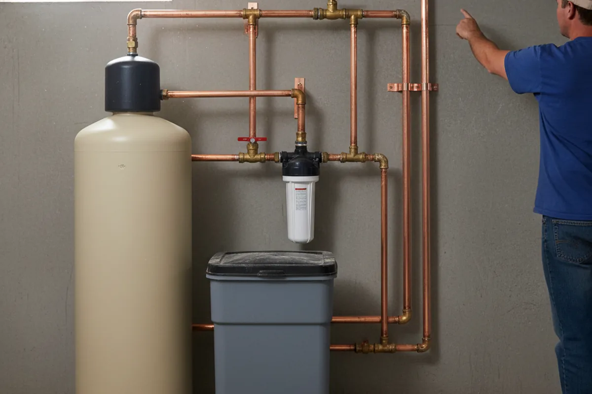 Whole-house water treatment system installed in Stanfield